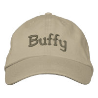 Name Buffy bestickte Baseballkappe / Hat