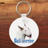 Name Bull Terrier Schlüsselanhänger (Vorderseite)