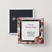 Name Button Favoriten für Party oder Pensionierung (Vorne & Hinten)