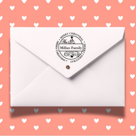 Name Candy Weihnachtsbaum Thema Permastempel