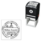 Name Candy Weihnachtsbaum Thema Permastempel (Beispiel)