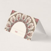 Name Cards Wedding Table Vintage Art Nouveau (Vorderseite)