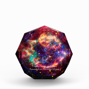 Name Cassiopeia, Milky Ways Youngest Supernova Acryl Auszeichnung