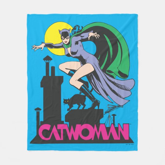 Name Catwoman & Pink Fleecedecke (Vorderseite)