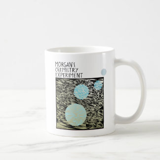 Name Chemie Experiment Blue Bubbles Black Funny Kaffeetasse