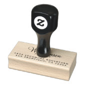 Name Chic-SkriptRücksendeadresse Gummistempel (Stempel)