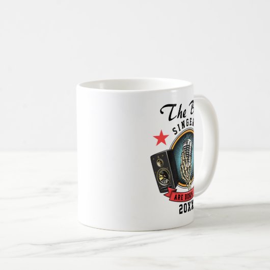 Name Choir Singer Birthday  Kaffeetasse (VorderseiteRechts)