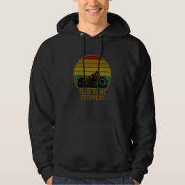 Name Chopper Motorrad-Retro-Sunset hinzufügen Hoodie