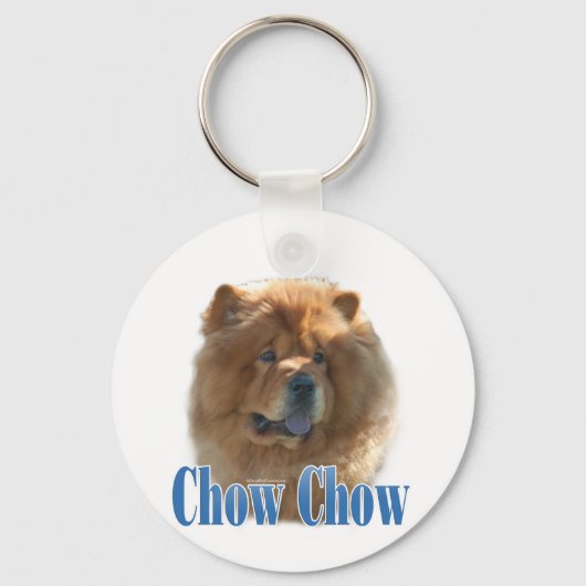Name Chow Chow Chow Schlüsselanhänger (Vorderseite)