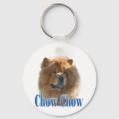 Name Chow Chow Chow Schlüsselanhänger (Rückseite)