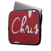 Name_CHRIS_funda_10 Laptopschutzhülle (Vorderseite Links)