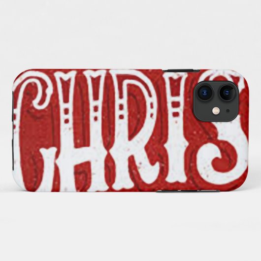 Name_CHRIS_iphone Case-Mate iPhone Hülle (Rückseite (Horizontal))