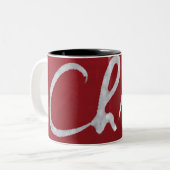 Name_CHRIS_mug Zweifarbige Tasse (Vorderseite Links)