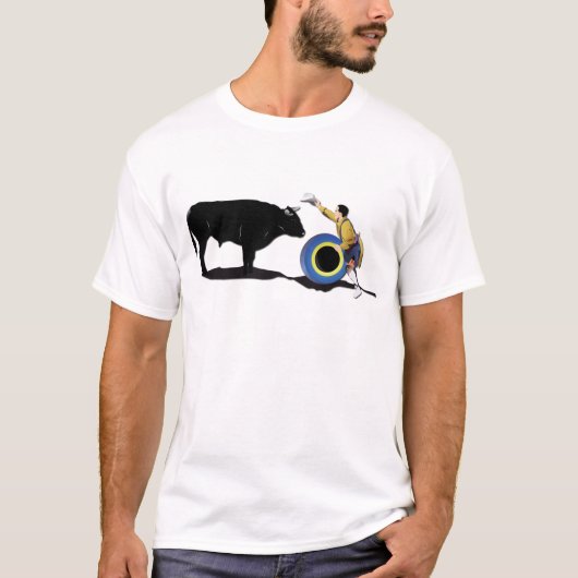 NAME: Clown und Stier-Kein-Text T-Shirt (Vorderseite)