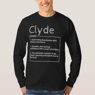 Name Clyde Bedeutung Definition Boy Personalisiert T-Shirt