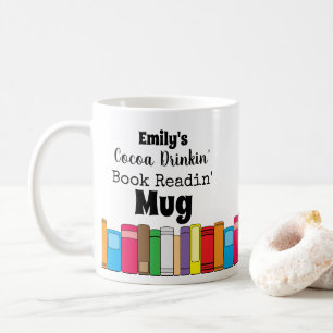 Name Cocoa Drinks, Buchlesen Kaffeetasse