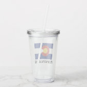 Name-Colorado-Flaggenacryltrommelgläser Acryltrinkbecher (Rückseite)