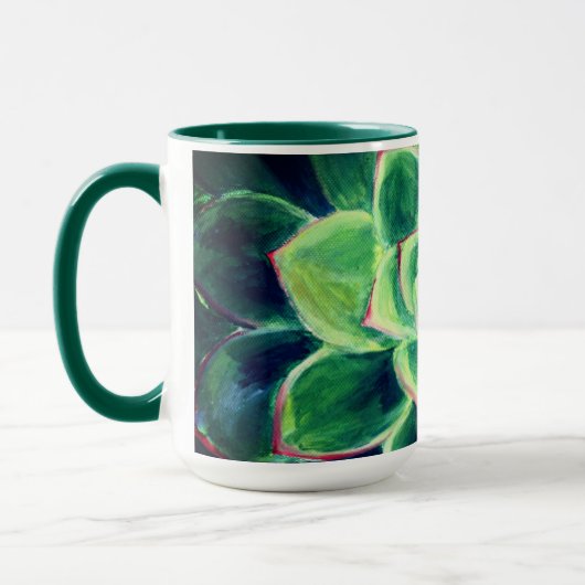 Name Combo Tasse Pflanze Malerei (Links)