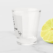 Name, Custom Behalten Calm Niedlich 1.5oz Schiebeg Schnapsglas (Rechts)
