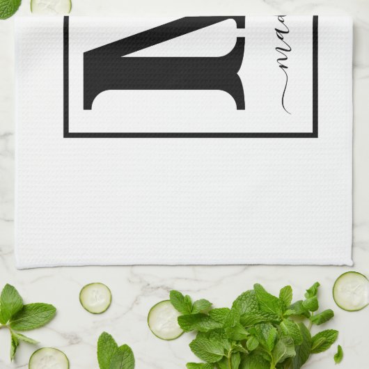 Name Custom Kitchen Handtücher Geschenk (Gefaltet)