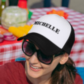 Name Custom Monogram Truckerkappe