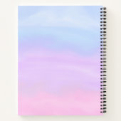 Name Customization Unicorn-Notebook Notizblock (Rückseite)