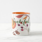 Name, Dankbarkeit Herbst 11oz Combo Getränke Tasse (Zentrum)