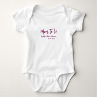 Name Datum Baby-Party werdende Mutter pink einfach