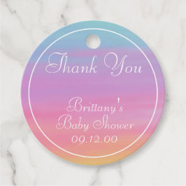 Name, Datum, Regenbogen für Veranstaltungen anpass Geschenkanhänger