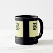 Name, Datum und Foto Tasse (VorderseiteRechts)