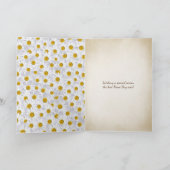 Name Day daisy Korb mit Schmetterling Karte (Innenseite)