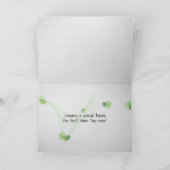 Name Day Gitarre mit Wildblumen Karte (Innenseite)