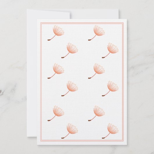 Name Day Saint's Day Letter G Monogram Einladung (Rückseite)