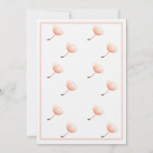 Name Day Saint's Day Letter R Monogram Einladung (Rückseite)