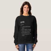 Name Definition Funny Dictionary Sweatshirt (Vorne ganz)