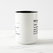 Name Definition Geschenk Personalisierter Kaffee a Tasse (Zentrum)
