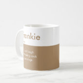 Name Definition Kaffee Tasse (Vorderseite Links)