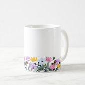 Name Definition mit Niedlicher Wildblume Kaffeetasse (VorderseiteRechts)