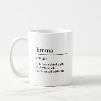 Name Definition Mug Kaffeetasse