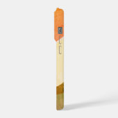 Name der abstrakten rustikalen Wasserfarben iPhone Hülle (Linke Seite)