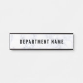 Name der Abteilung Türzeichen Zeichen Türschild (Vorderseite )