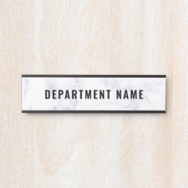 Name der Abteilung Türzeichen Zeichen Türschild