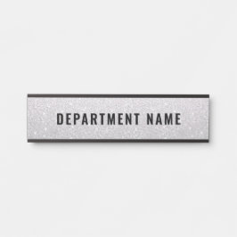 Name der Abteilung Türzeichen Zeichen Türschild