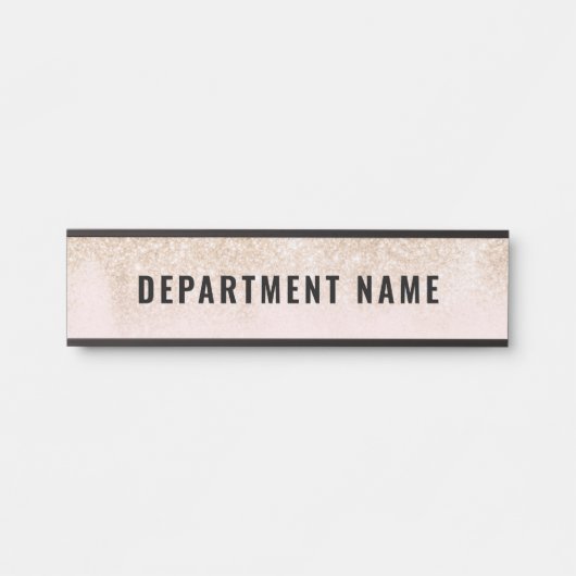 Name der Abteilung Türzeichen Zeichen Türschild (Vorderseite )