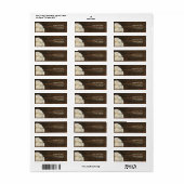 Name der Adresse "White Roses & Barnwood" (Vorne)