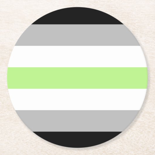 Name der Agende Runder Pappuntersetzer (Vorderseite)