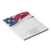 Name der amerikanischen Firma Notizblock (angewinkelt)