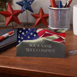 Name der amerikanischen Firma Visitenkarte