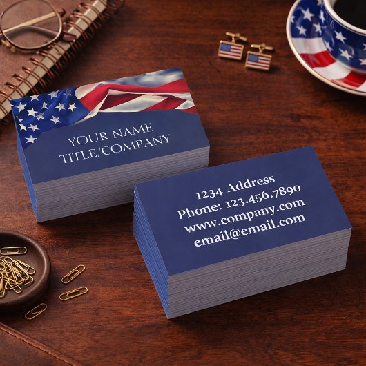 Name der amerikanischen Firma Visitenkarte