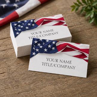 Name der amerikanischen Firma Visitenkarte